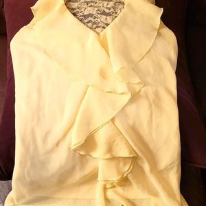 BCX XS light yellow blouse
